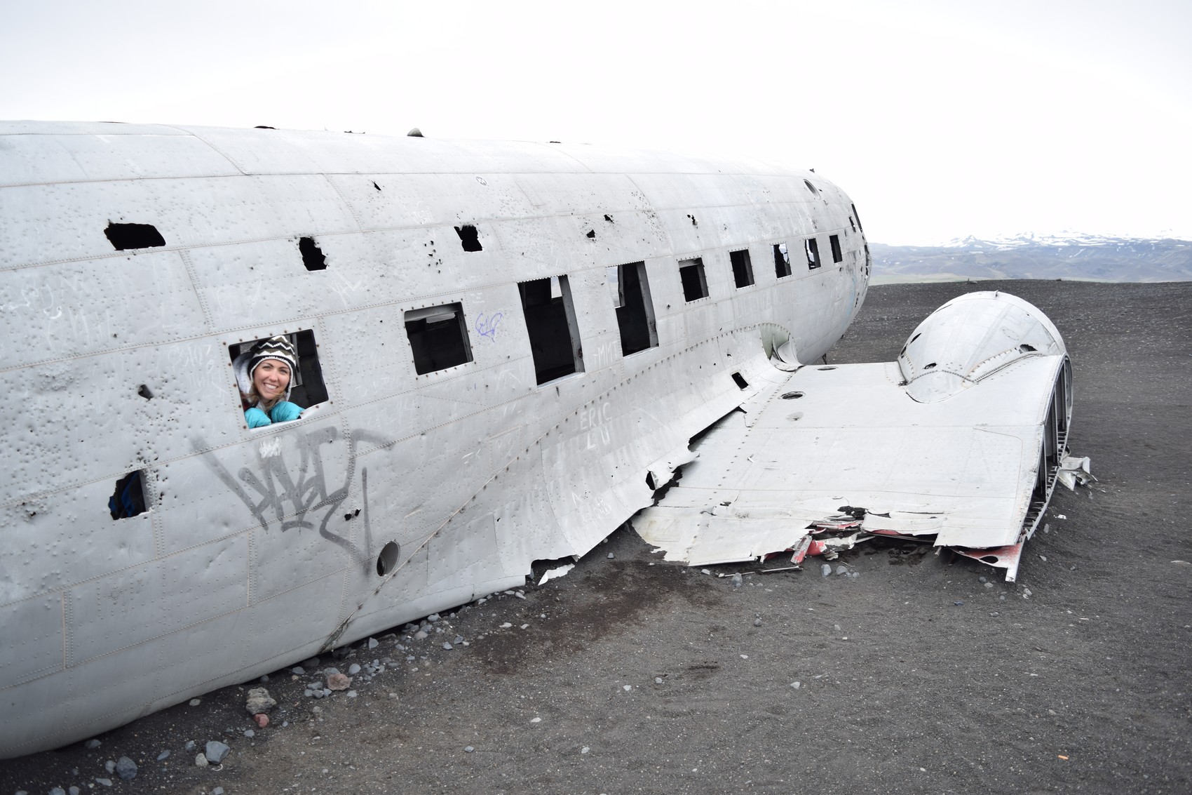  la carcasse d'avion de Solheimasandur