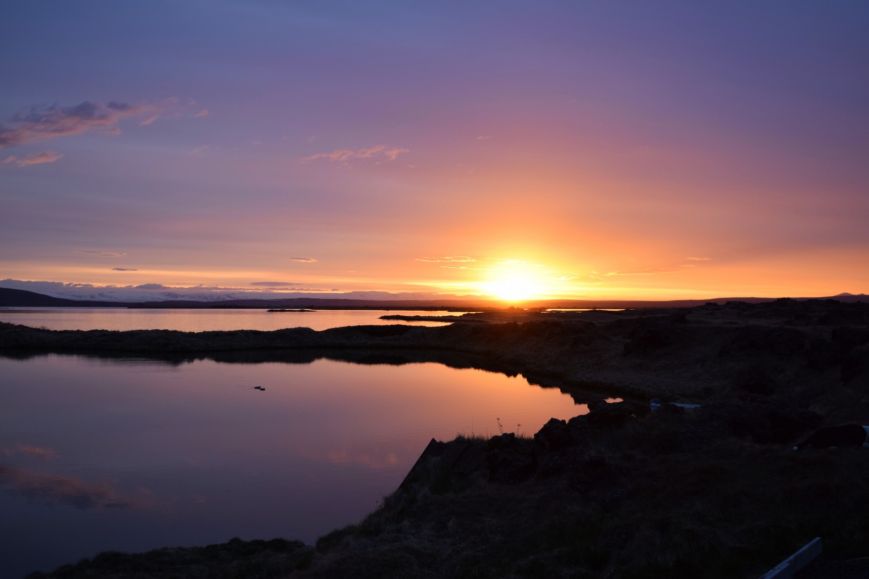 sunset islande