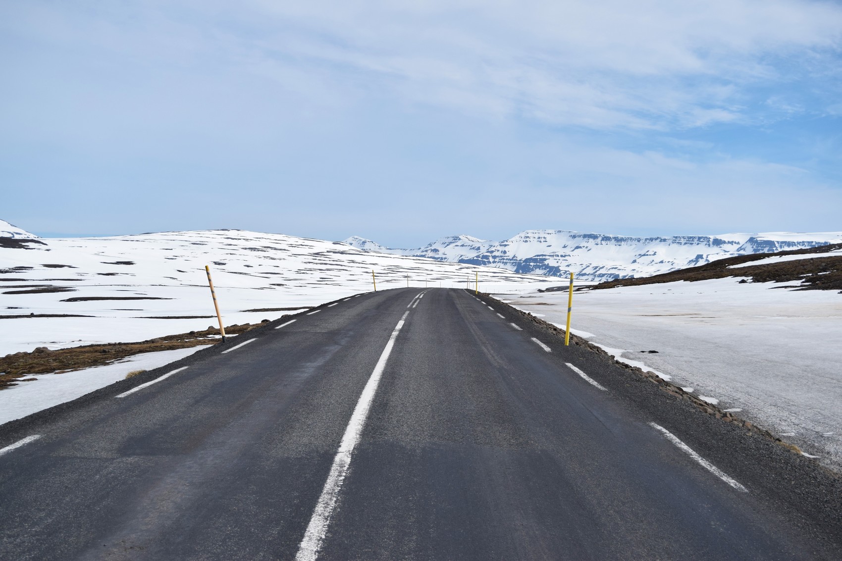 route neige en islande